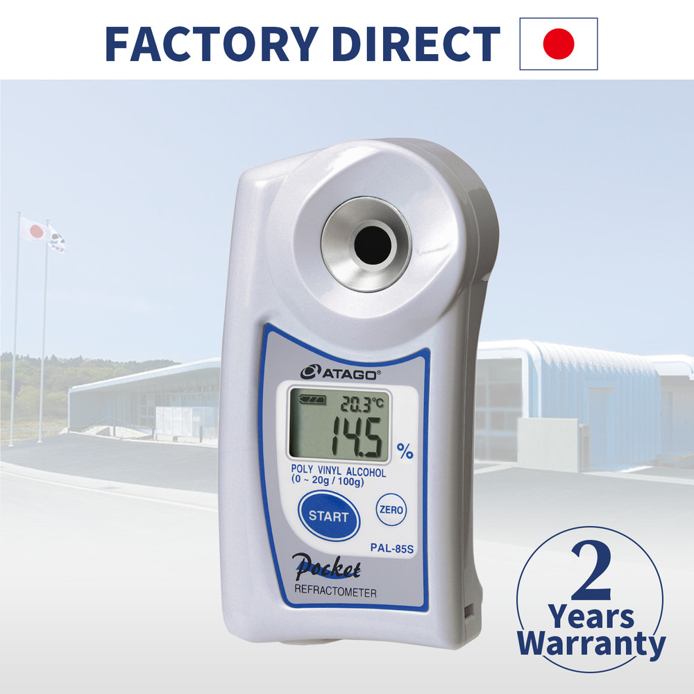 ATAGO Official Site Polyvinyl alcohol Refractometer PAL-85S
