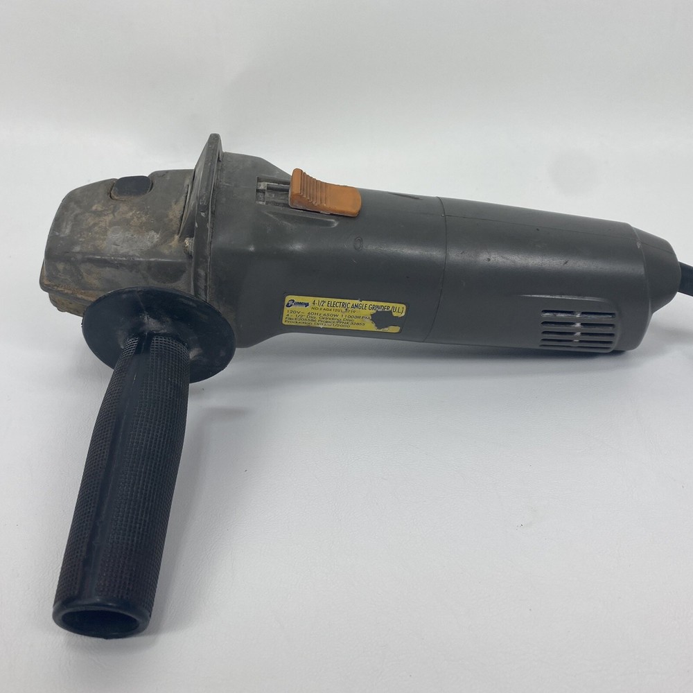 Cummins Handheld Industrial Angle Grinder 4.5" EAG4 6719 TESTED WORKING Vintage