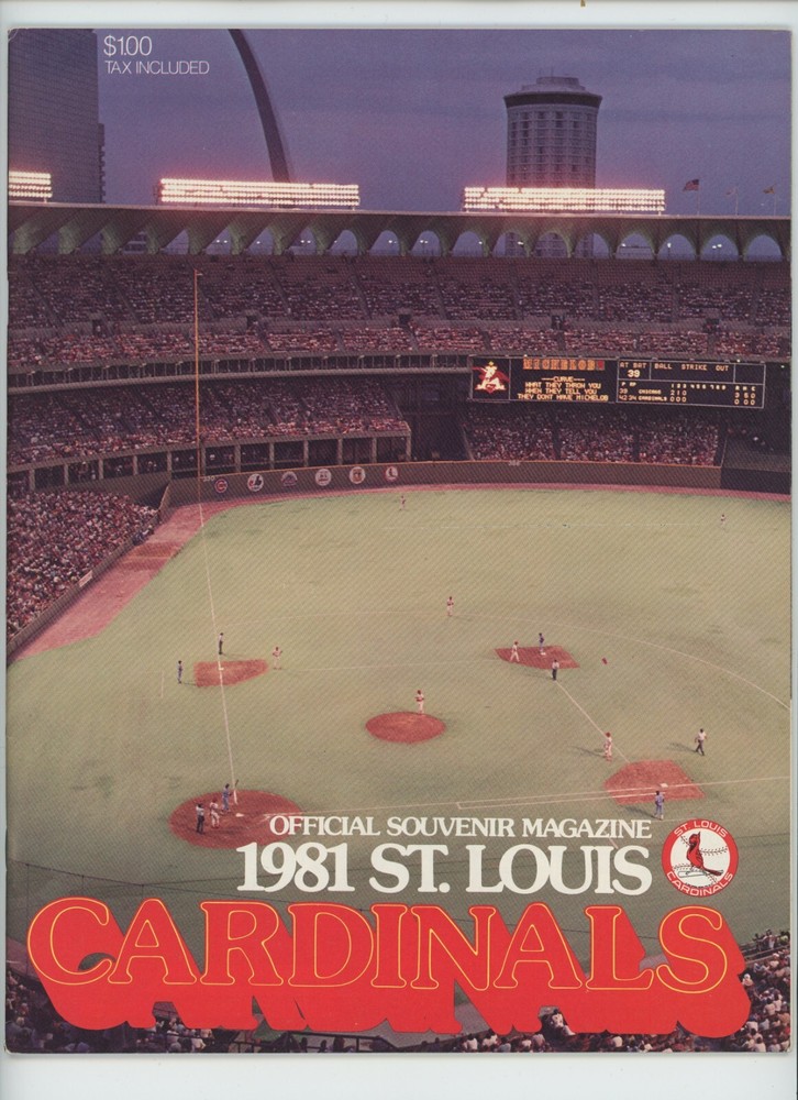 St. Louis Cardinals 1981 Program