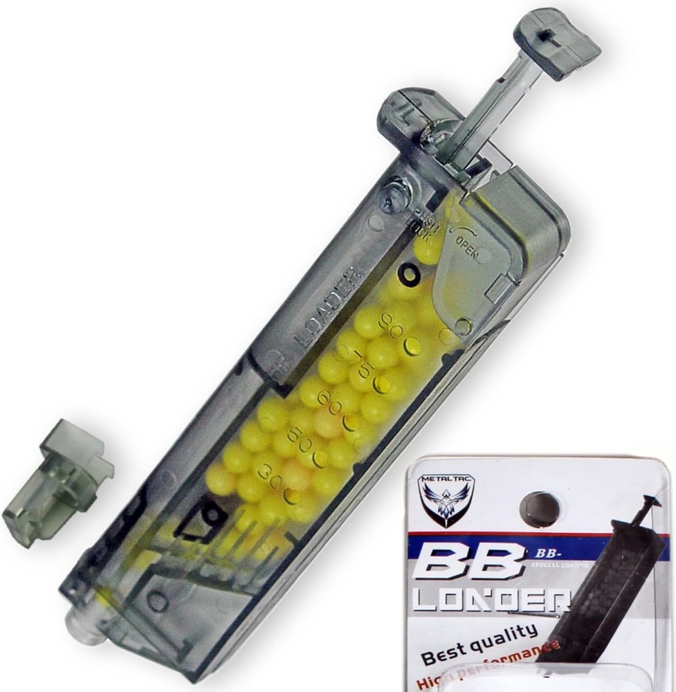 Airsoft Speed Loader with Capacity of 100 Bbs