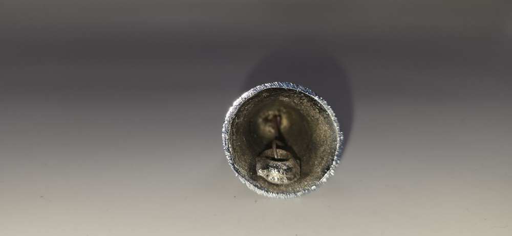 Silver Tone Etched Bell 2.75"