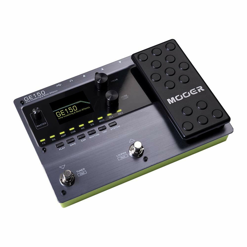 Mooer GE-150 Amp Modeling & Multi Effect Processor IR Looper Drums 151 Effects