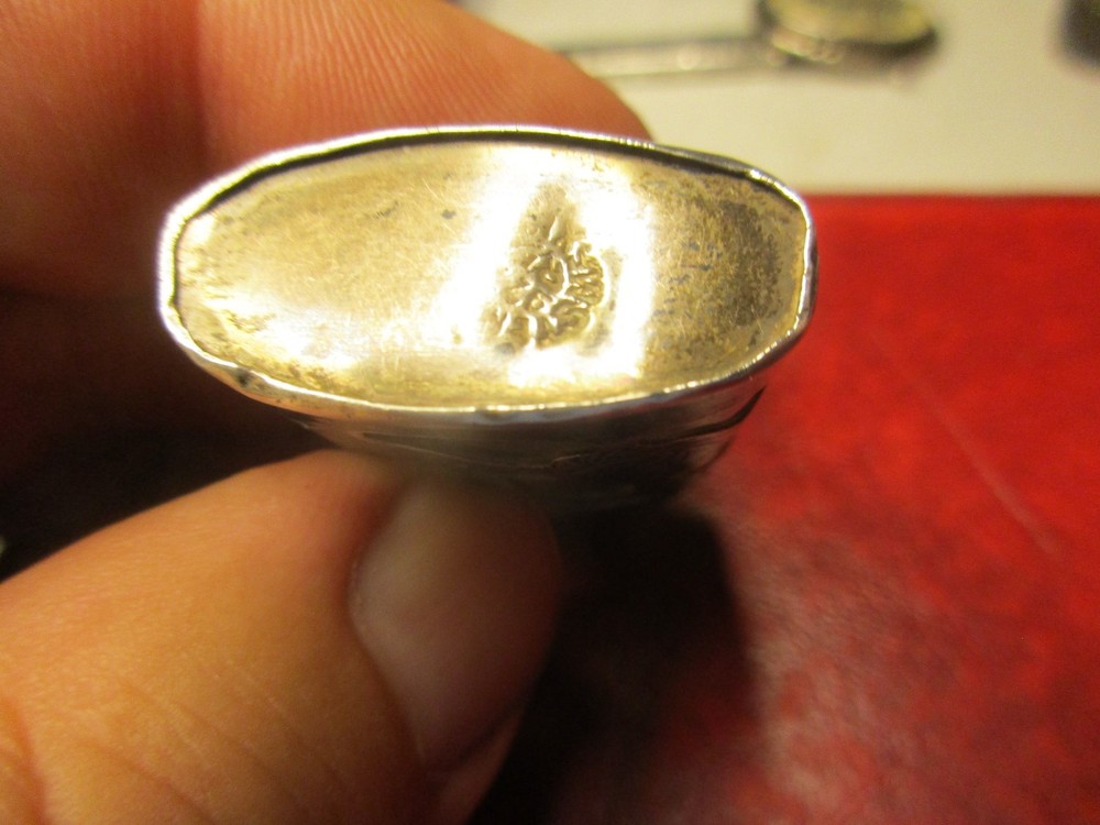 Antique Sterling Silver & Glass Perfume Bottle