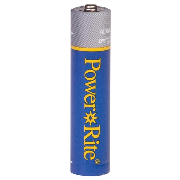 Power Rite AAA Alkaline Battery, 4/Pkg Power Rite Power Rite Products. AAAB