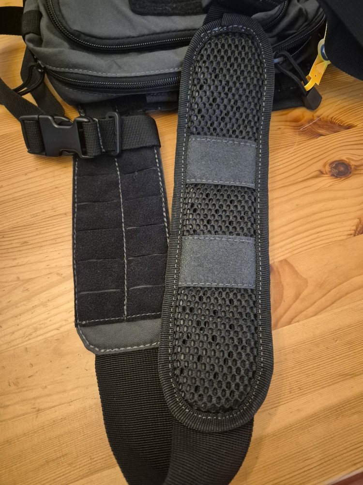 511 TACTICAL 2-Banger Bag 3L-Grey/Black-NEW With Tags