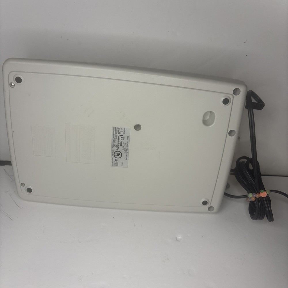 Vintage Sharp EL-1197PII Printing Calculator Tested Working