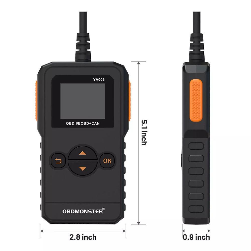 Car OBD2 Scanner OBDII Code Reader Check Engine Fault Diagnostic Tool For Toyota