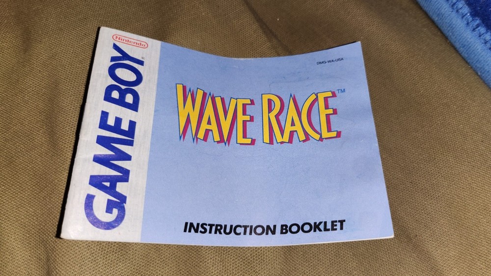 Wave Race Nintendo Game Boy Manual