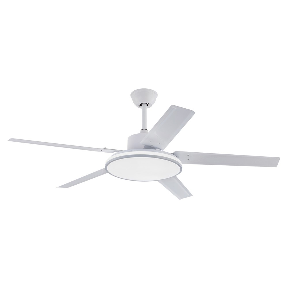 52in Modern Ceiling Fan Light Dimmable LED 3-Color Memory Function Fan w/ Remote