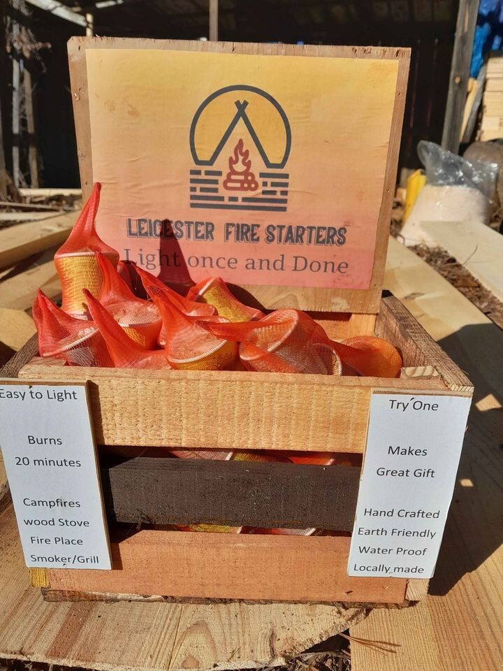 Fire Starters, Hand Crafted, Great Gift, Easy Light, 20 min. Burn