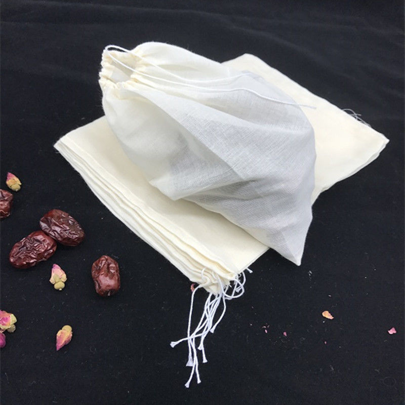 Large Muslin Cotton Drawstring Bag 12x16 inch 50PCS count