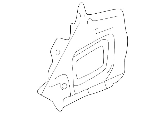 Genuine GM Driver Side Body Side Outer Panel Rear Lower Extension 39099902