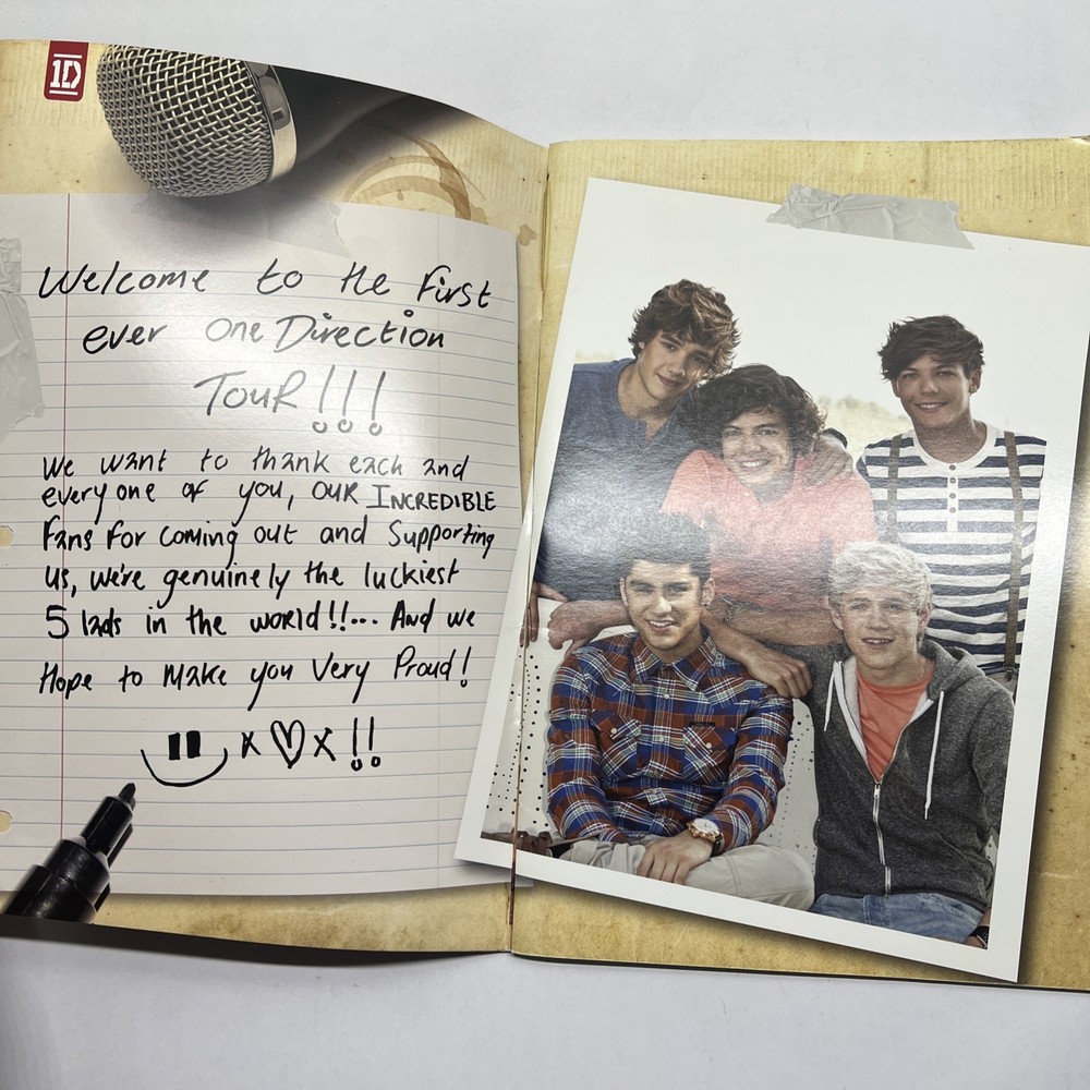 One direction 2012 tour booklet