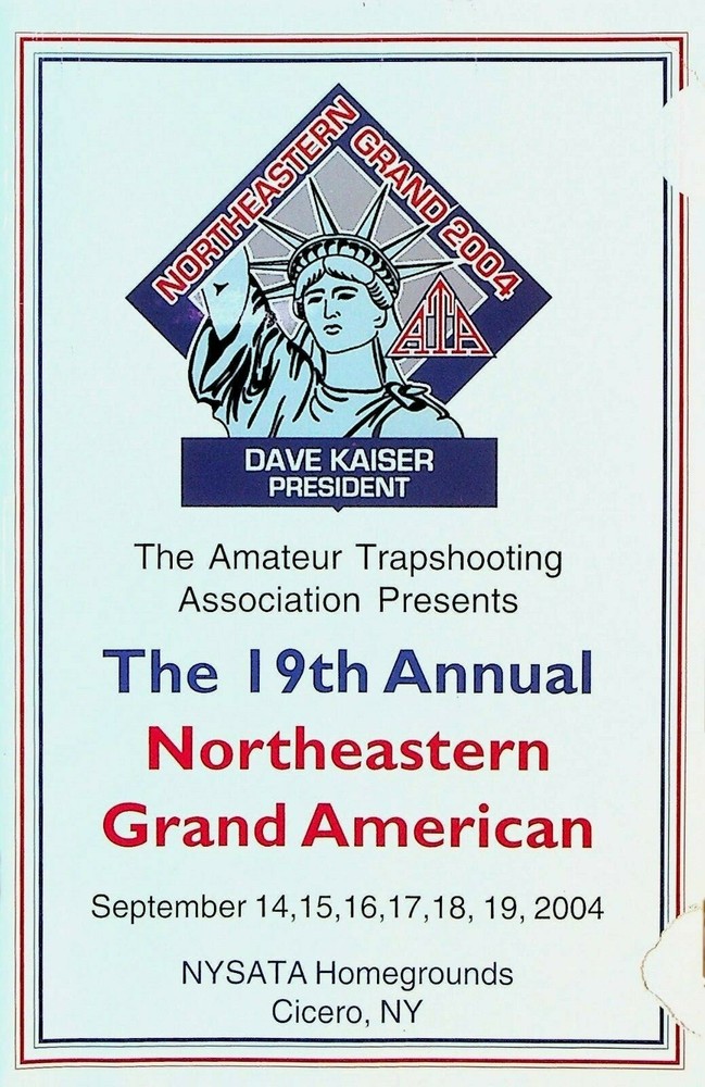 Northeastern Grand American Trapshooting Tournament Program 2004