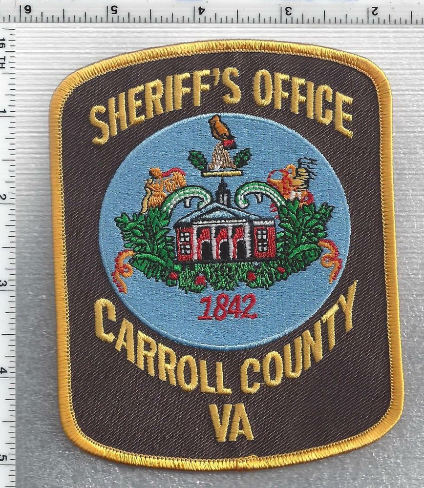 Carroll County Sheriff (Virginia) 3rd Issue Shoulder Patch