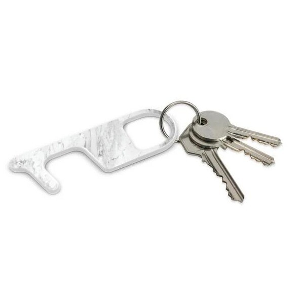 Touchie No Contact Tool Keyring Marble Look Pattern