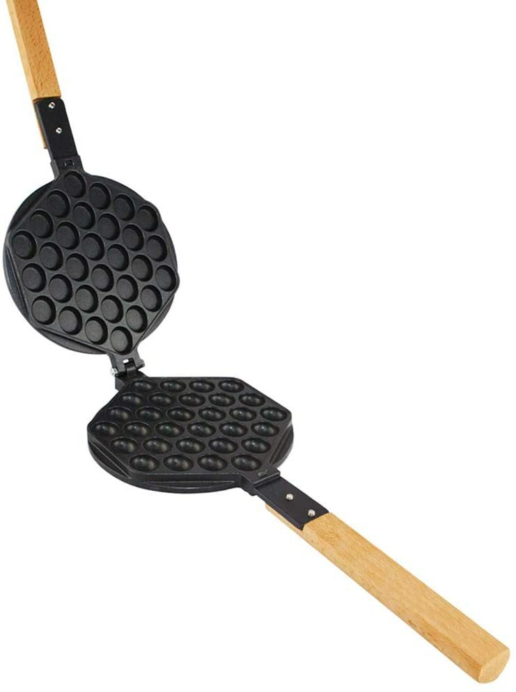 ALDKitchen Bubble Waffle Maker Replaceable 180 Degree Rotating Mold Nonstick