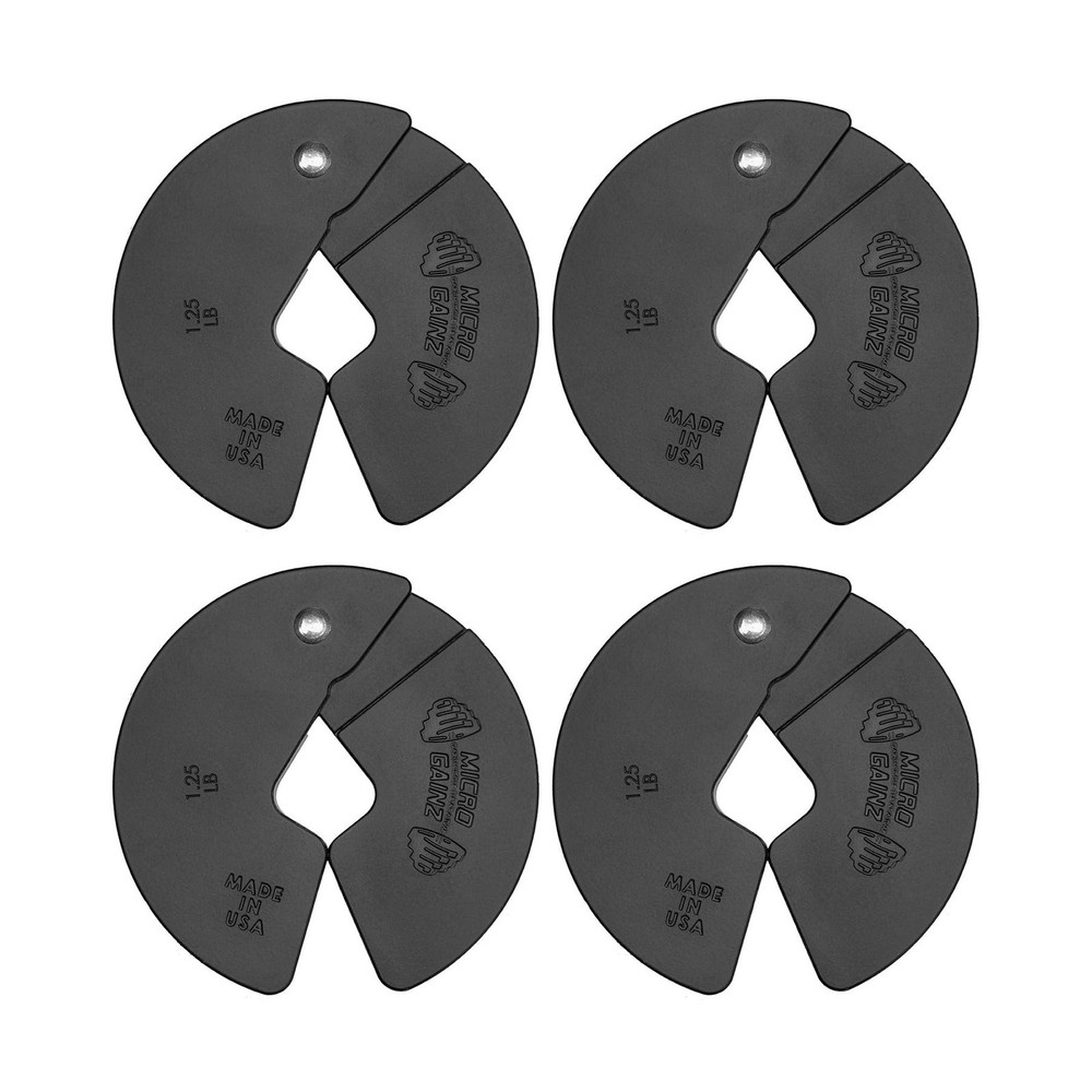 Micro Gainz Dumbbell Fractional 1.25lb Weight Plate, Ideal for Micro Loading,...