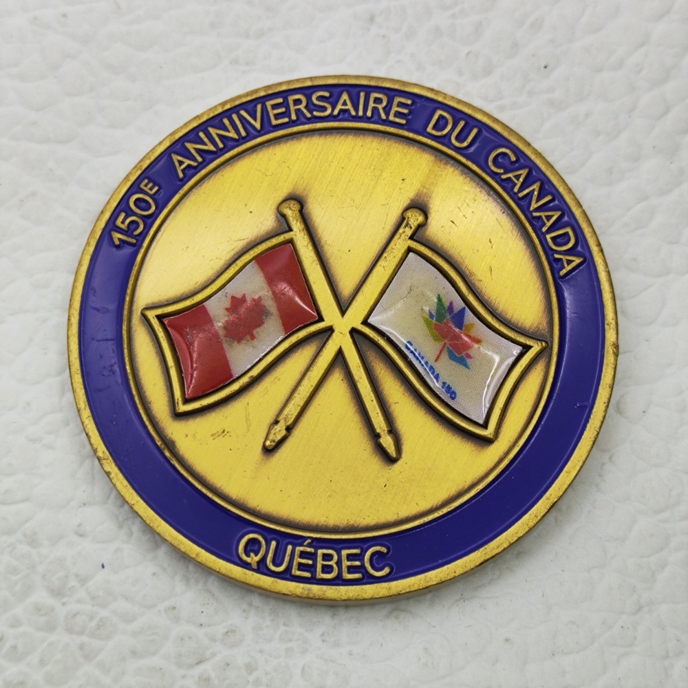 Canada 150th Anniversary Quebec Challenge Coin #2