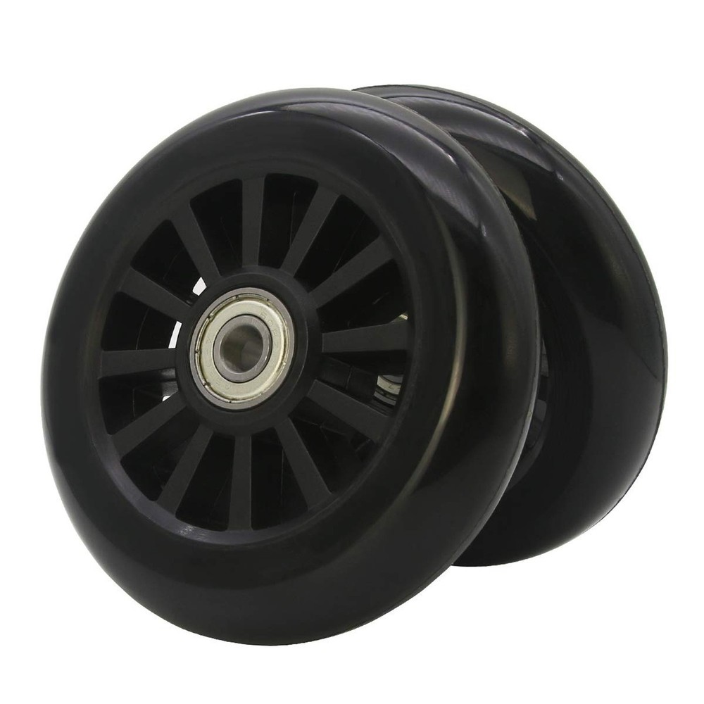 100mm Pro Kick Scooter Wheels Replacement Pair-Plastic Core 100mm Scooter Whe...