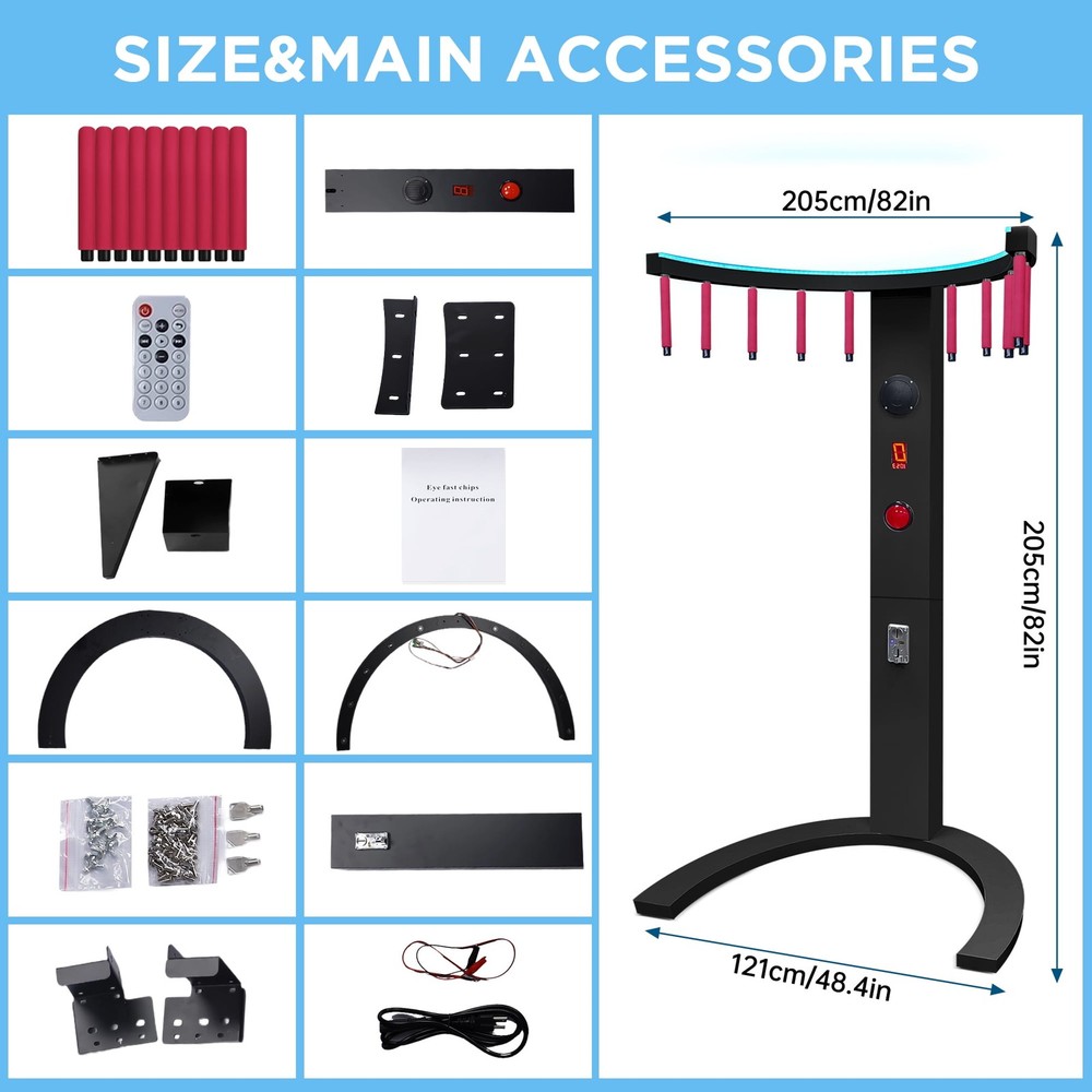 Arcade Game Machine Coin Operated Interactive Reaction Skill Game for Arcades