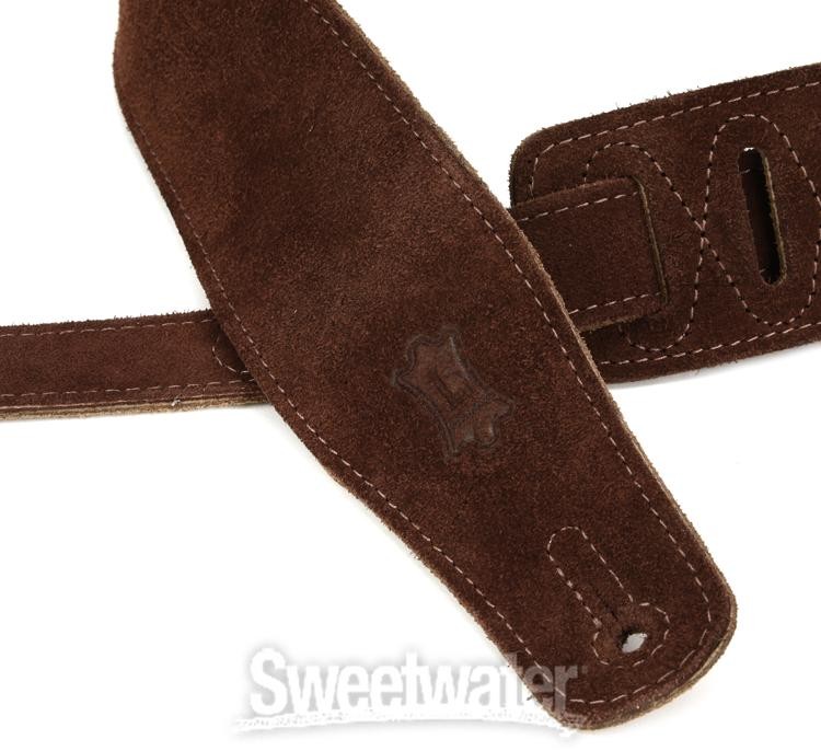 Levy's MS26 Suede Guitar Strap - Brown