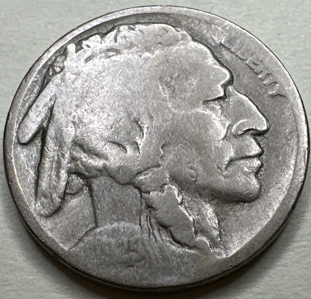 1925 5C Buffalo Nickel 1740X