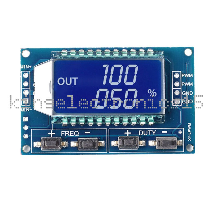 Signal Generator PWM Pulse Frequency Duty Cycle Adjustable Module LCD Display
