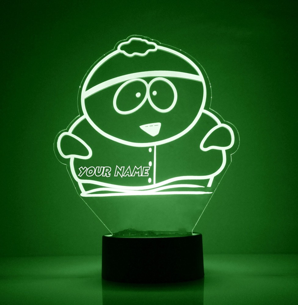 Cartman Personalized FREE LED Night Light Lamp with Remote Control Light