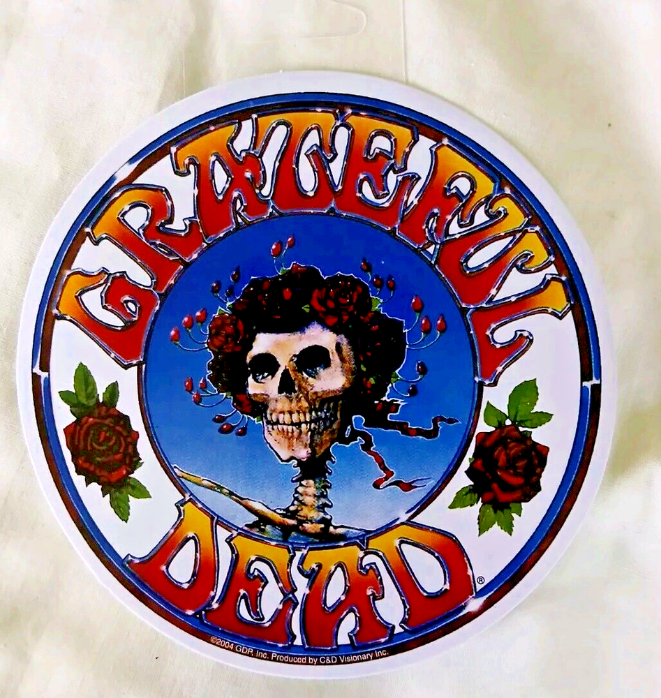 Grateful Dead Bertha Decal/Sticker 5" Round Licensed Dead