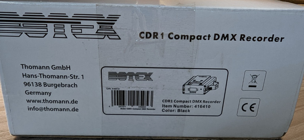 Botex CDR1 Compact DMX Recorder