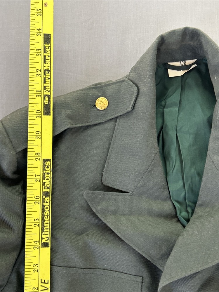 Vintage US Army Class A Wool Jacket VII Corps Patch Cold War Germany 42R