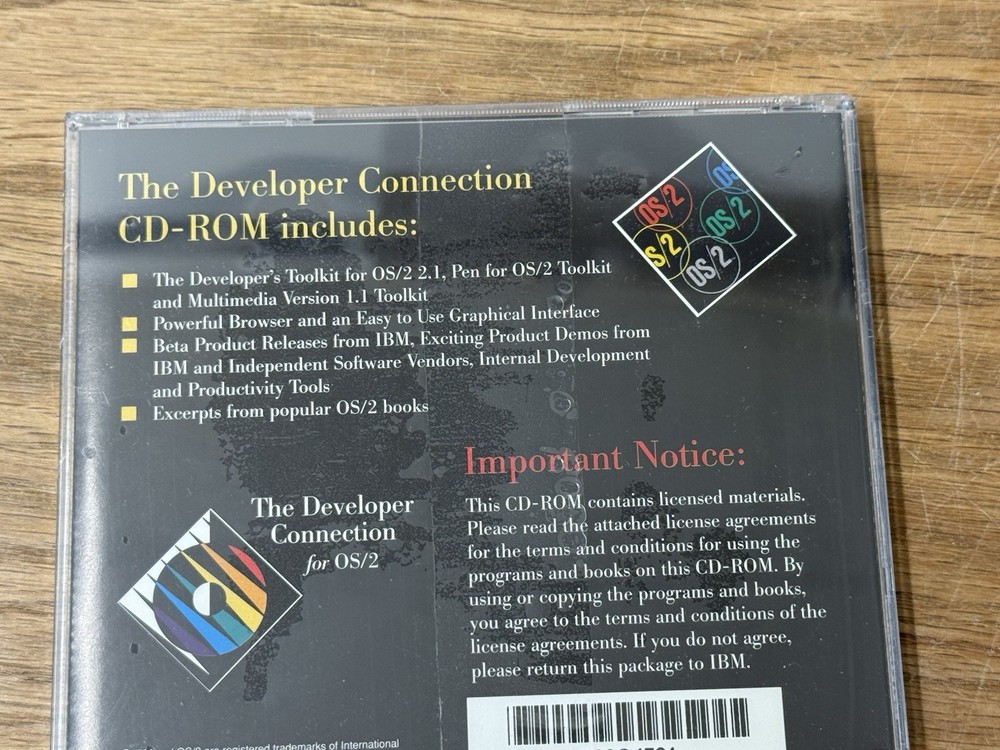 ULTRA RARE: IBM - The Developer Connection for OS/2 - Volume 2 - 1993