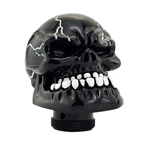 Skull Manual Automatic Gear Shift Knobs Black