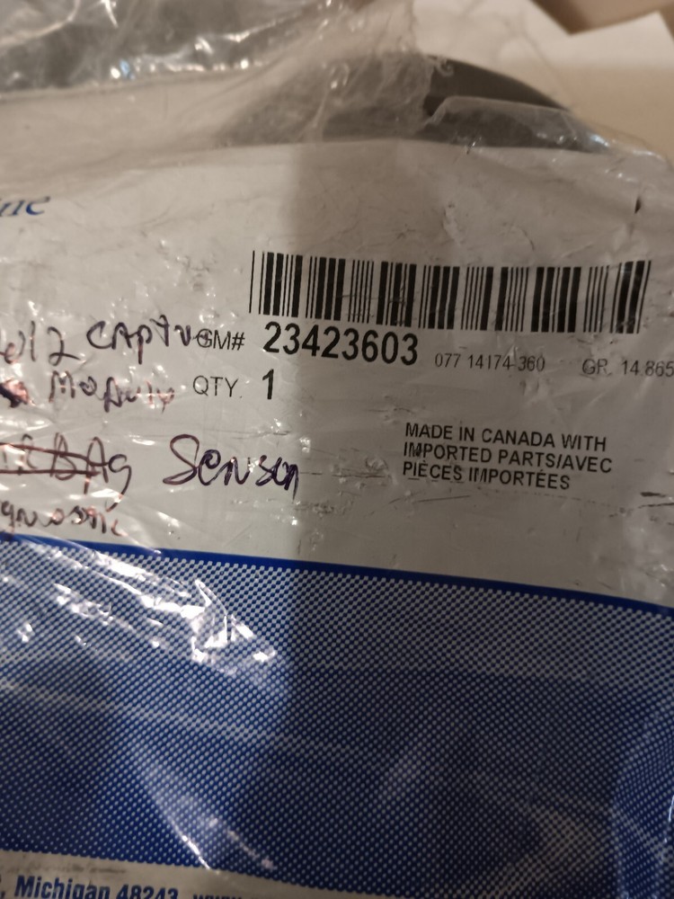 NOS 2012 CAPTIVA DIAGNOSTIC SNSOR MODULE 23423603