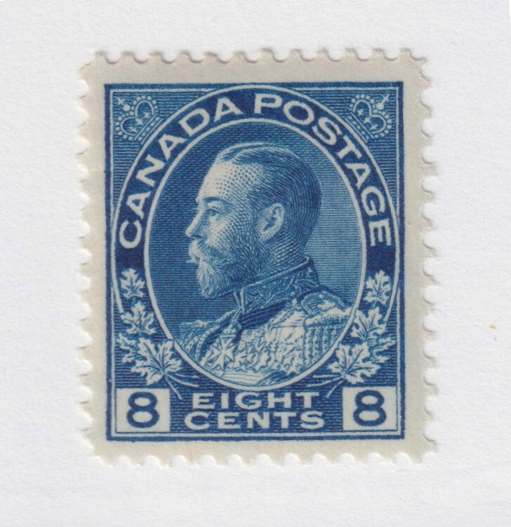 CANADA  #115 very well centered  Very Fine light hinge