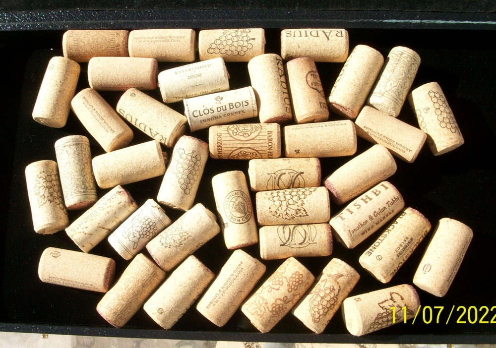 Half Pound 1/2 lb. Wine Corks Natural genuine real for crafting