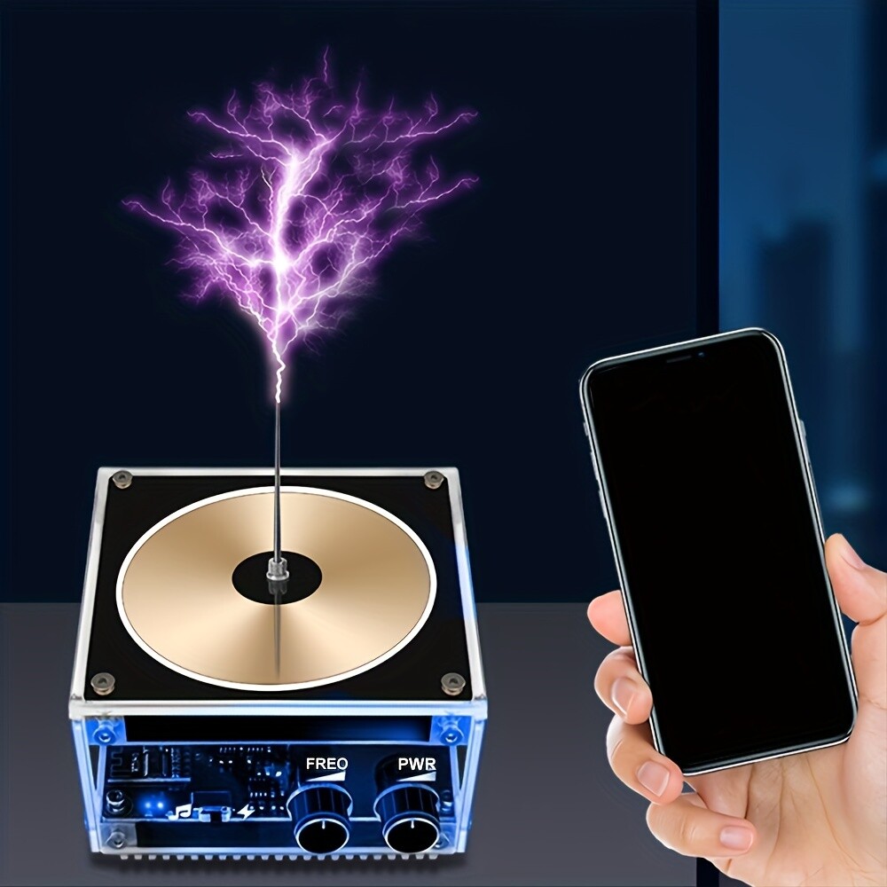 High-Resolution Stereo Tesla Coil Speaker - Lighting Effects