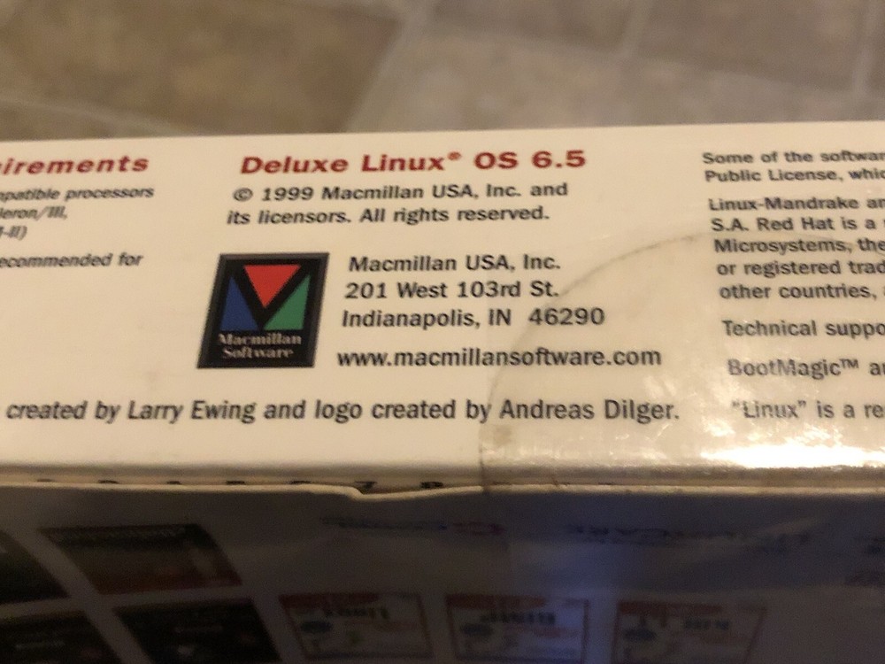RED HAT LINUX MANDRAKE 6.5 DELUXE OPERATING SYSTEM - New Open Box
