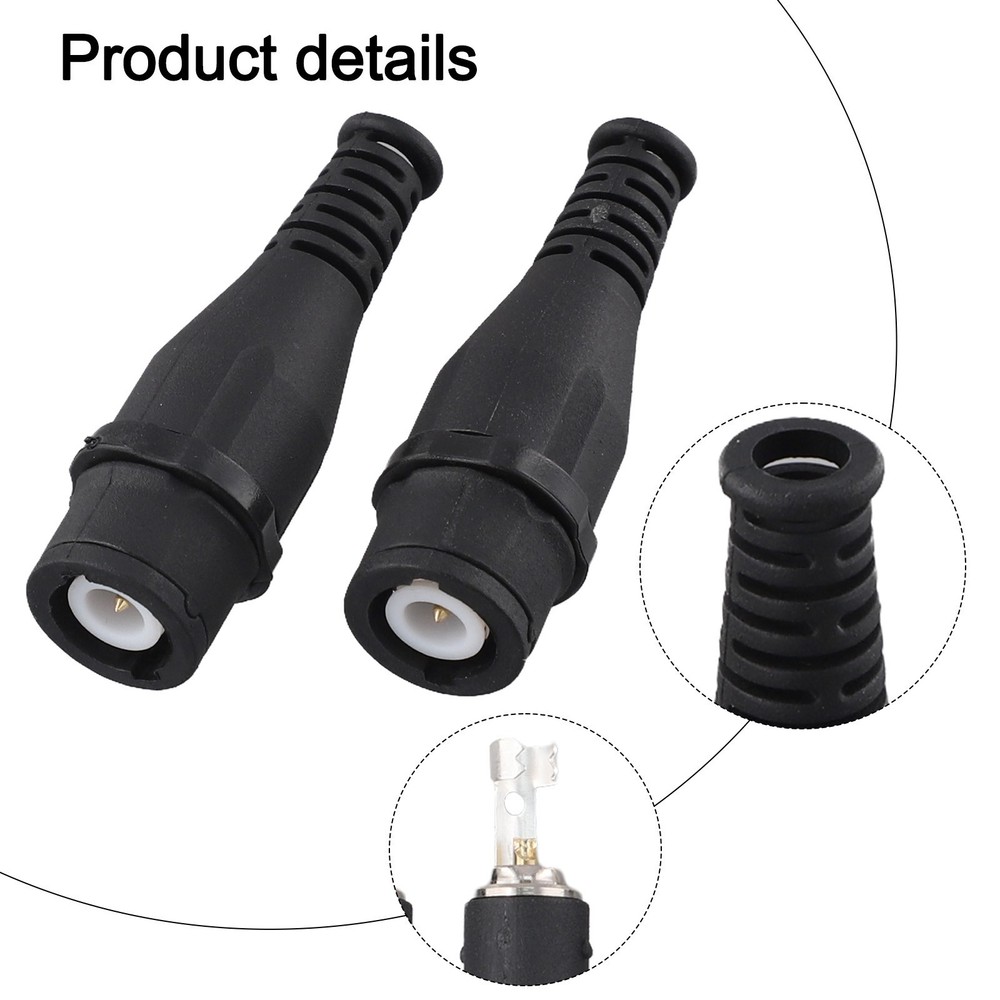 Set of 2 High Performance BNC Connectors Compatible with Multiple Devices