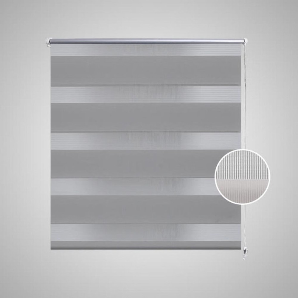 Zebra blind 24.0x47.2" Fabric Width 22.3 " grey