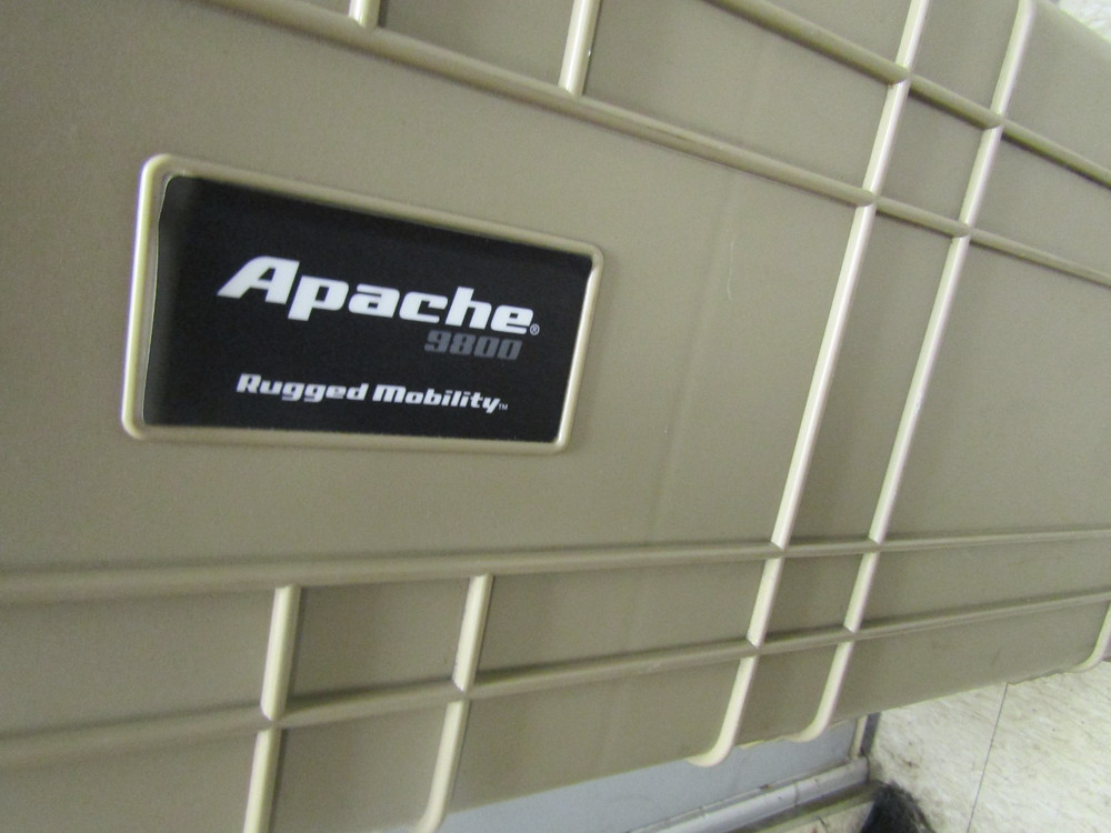 APACHE 9800 Weatherproof Protective Roller Case, Long, Tan