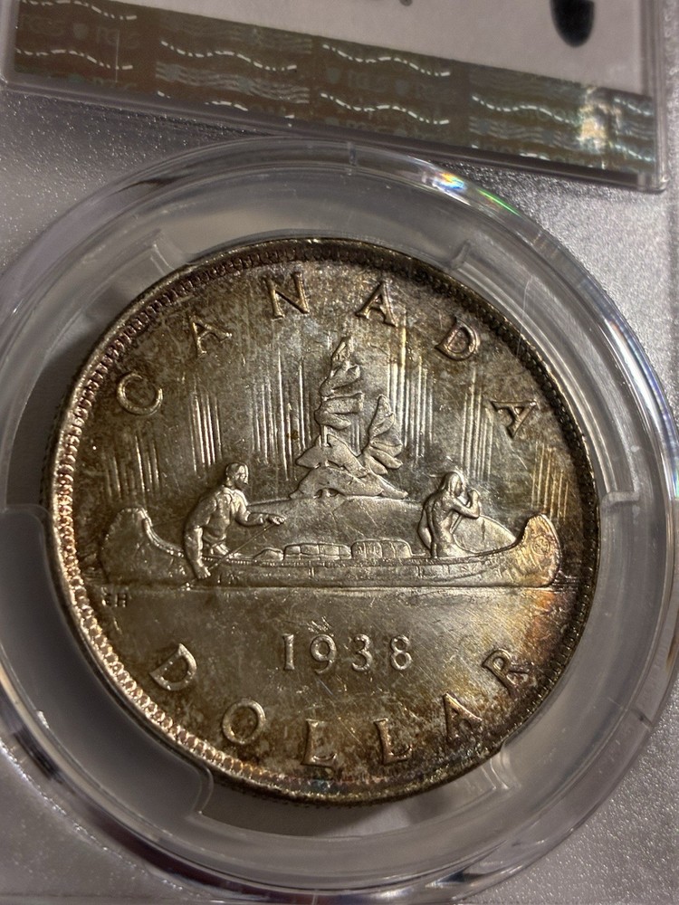 1938 Canada Dollar PCGS MS63