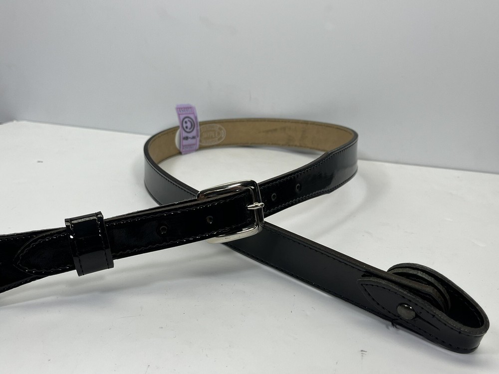 JAY PEE 1435C SHOULDER STRAP NICKEL HARDWARE 36-38 BLACK GLOSS FINISH STRAP 4902
