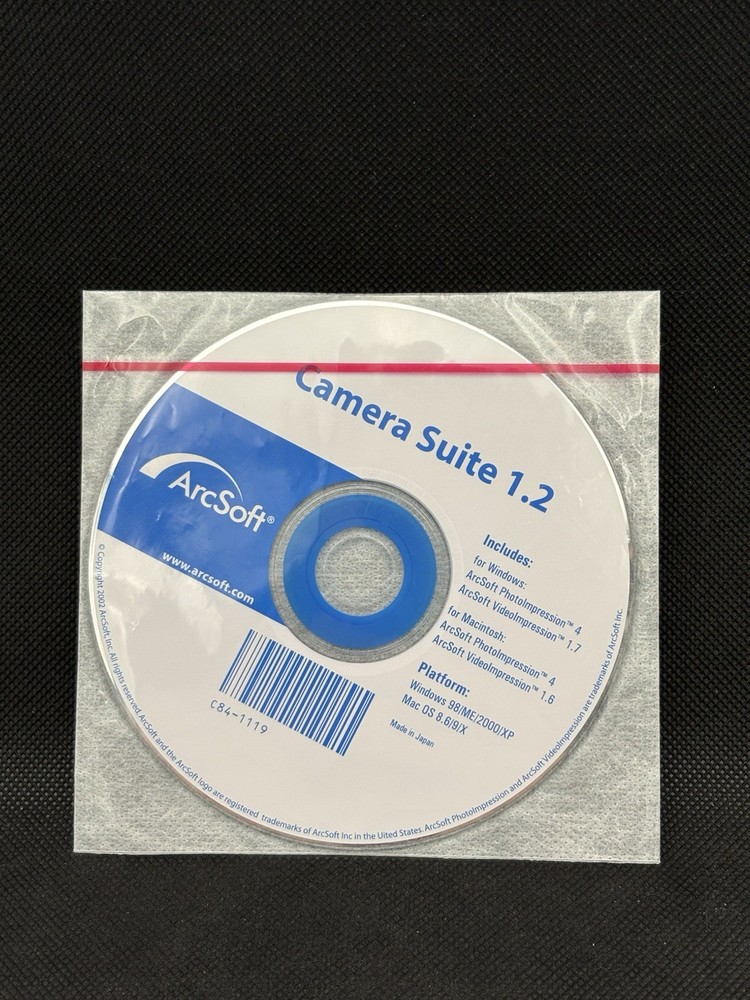 ArcSoft Camera Suite 2.0 CD Software Digital Camera New-Sealed