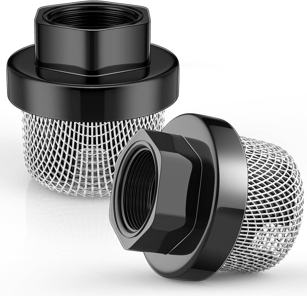 Nuanchu 2 Pcs Hose Inlet Strainer Filter Suction 3/4, Inner Diameter