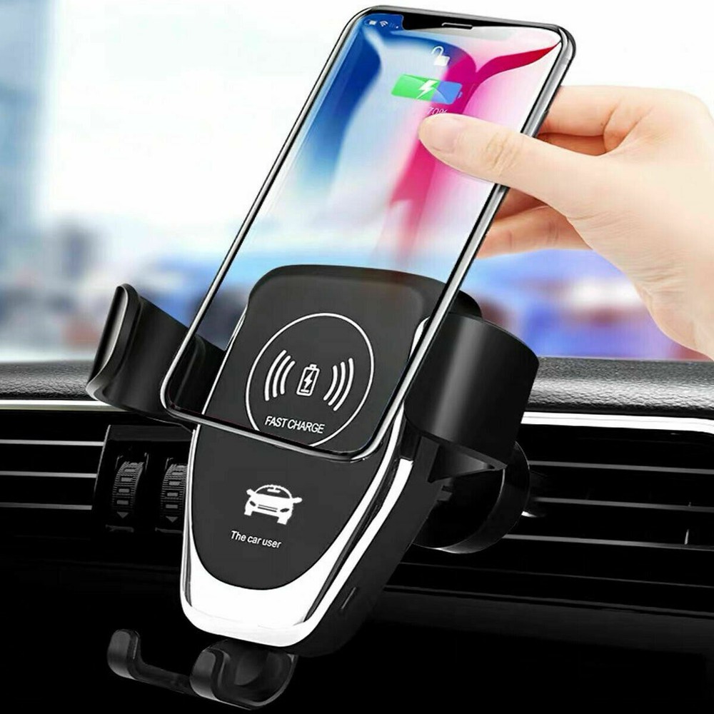 Automatic Clamping Wireless Car Charger Stand with 10W Fast Charging Capability