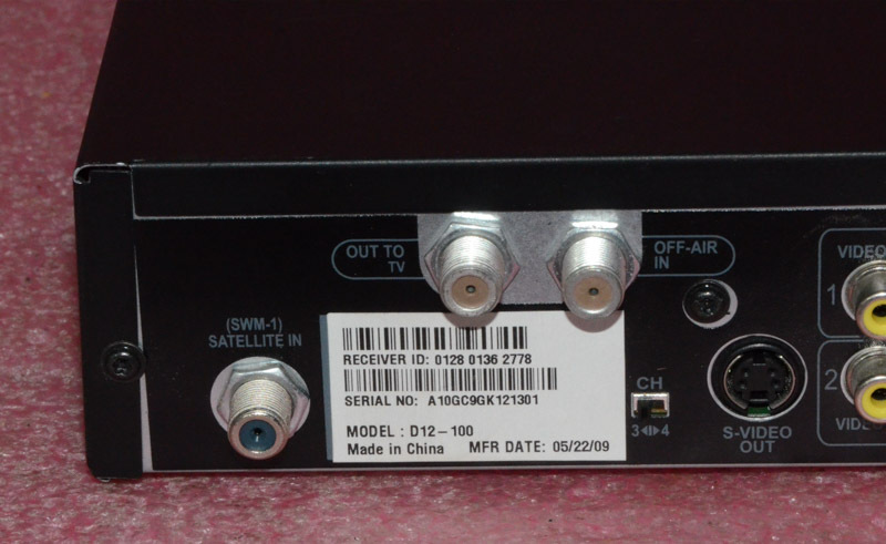 3 DirecTV Satellite Receiver Model D12-100.