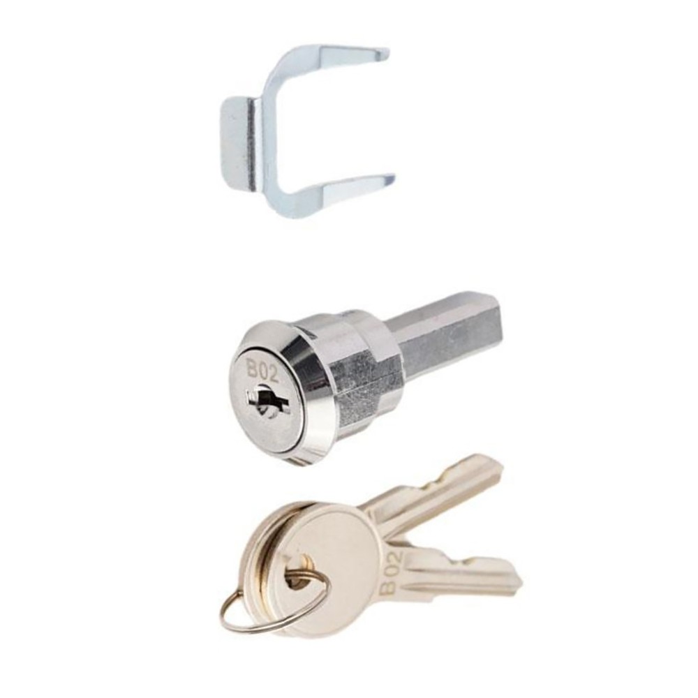Silver Toolbox Lock For Cabinet Drawer Universal Maintenance Part Replacement
