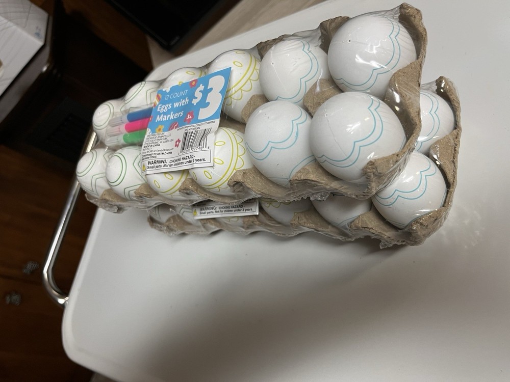 Marker Coloring Easter Egg Craft Set for Kids
